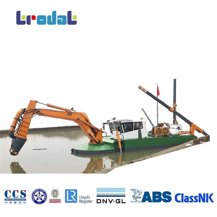 Multipurpose Amphibious Excavator Dredger For Lake Dredgging Engineering